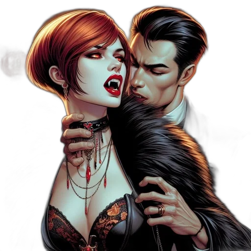 comic book art, concept art, fantasy art, neon lights transparent PNG cut-out