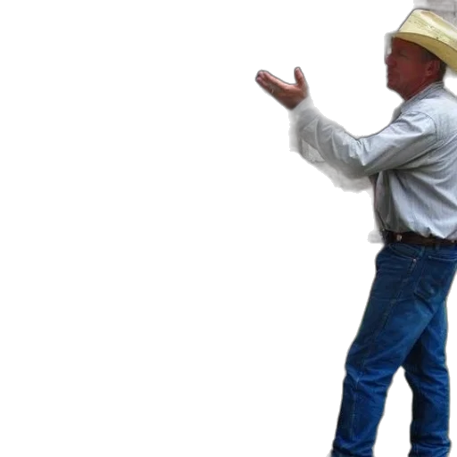 hat, jacket, man, cowboy transparent PNG cut-out