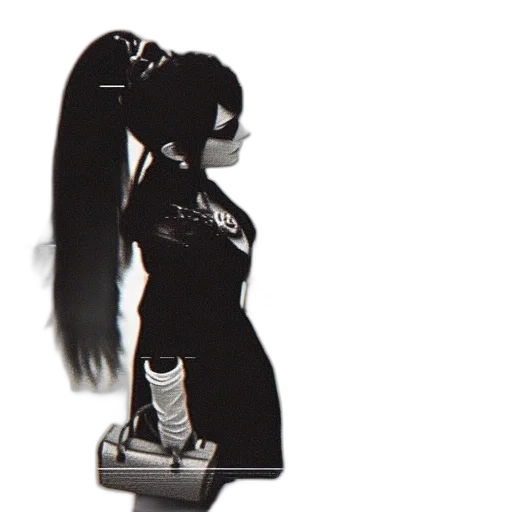 hair, robot, weapon, jewelry transparent PNG cut-out