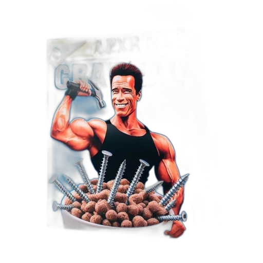 food, photorealistic, 3d render, comic book art transparent PNG cut-out