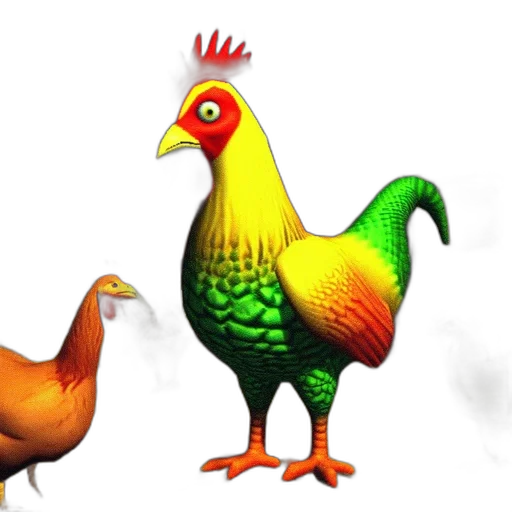 animal, food, 3d render, concept art transparent PNG cut-out