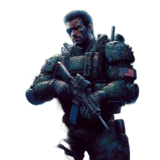 weapon, concept art, cyberpunk, pixel art transparent PNG cut-out