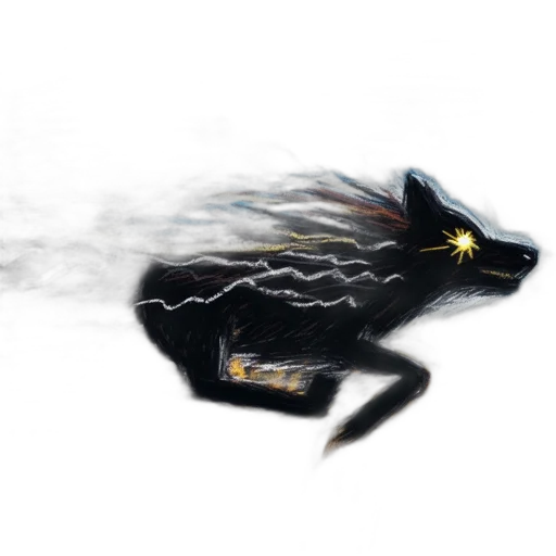 dragon, animal, creature, staff transparent PNG cut-out