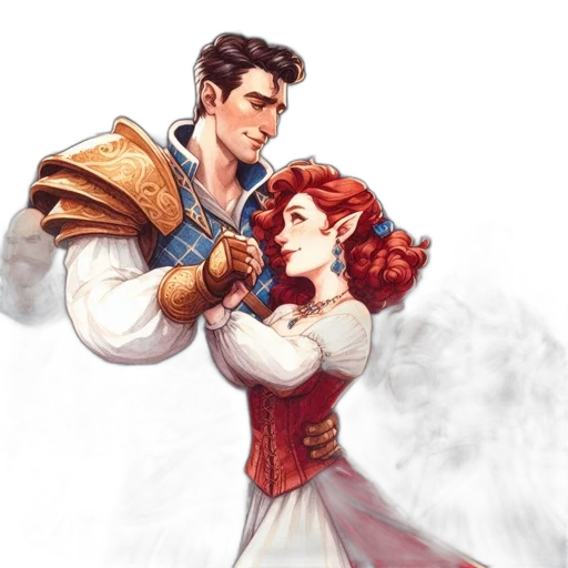 fantasy art, concept art, comic book art, watercolor transparent PNG cut-out