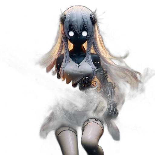 mask, dress, creature, robot transparent PNG cut-out