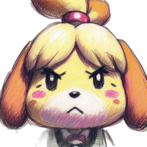 staff, animal, face, creature transparent PNG cut-out
