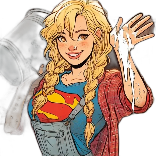 comic book art, cartoon, concept art, pixel art transparent PNG cut-out