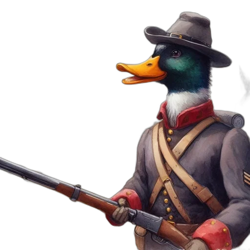 weapon, staff, hat, animal transparent PNG cut-out