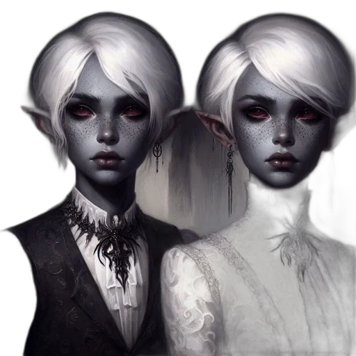 face, fantasy art, concept art, photorealistic transparent PNG cut-out