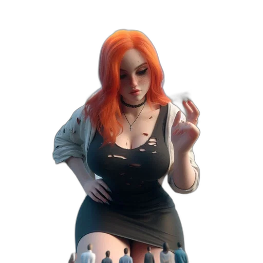 dress, staff, robot, jacket transparent PNG cut-out