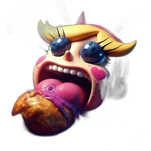 food, weapon, creature, face transparent PNG cut-out