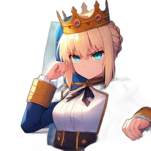 crown, staff, weapon, sword transparent PNG cut-out