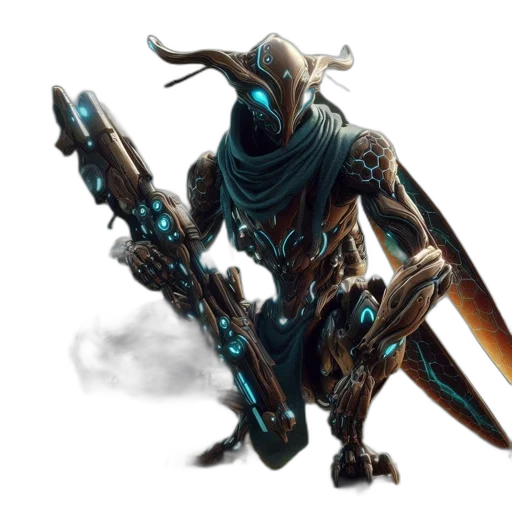sword, weapon, staff, robot transparent PNG cut-out