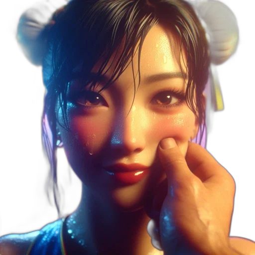 face, mask, weapon, photorealistic transparent PNG cut-out