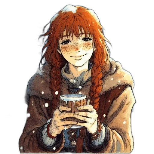 face, jacket, bottle, staff transparent PNG cut-out