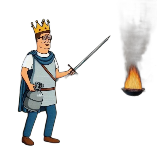 crown, staff, sword, weapon transparent PNG cut-out