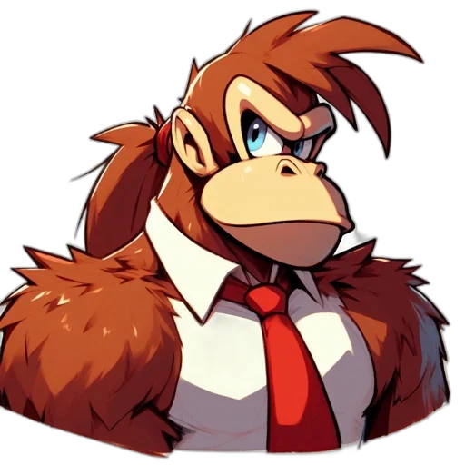 staff, animal, cartoon, pixel art transparent PNG cut-out