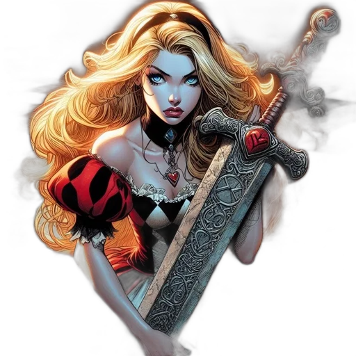 comic book art, fantasy art, concept art, woman transparent PNG cut-out