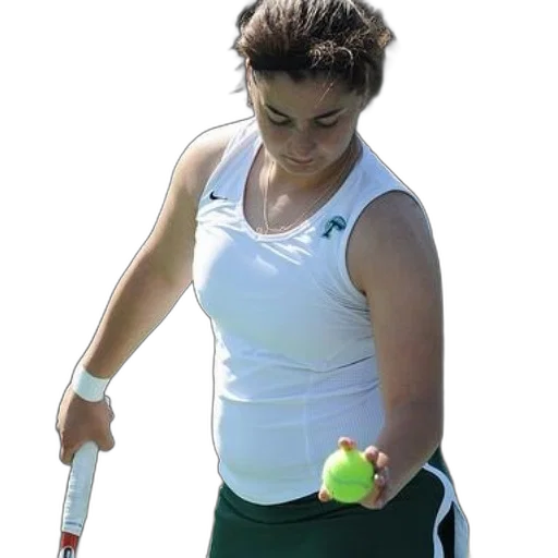 female, tennis, player, white transparent PNG cut-out