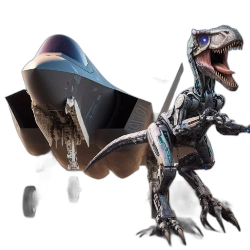 robot, creature, dragon, animal transparent PNG cut-out