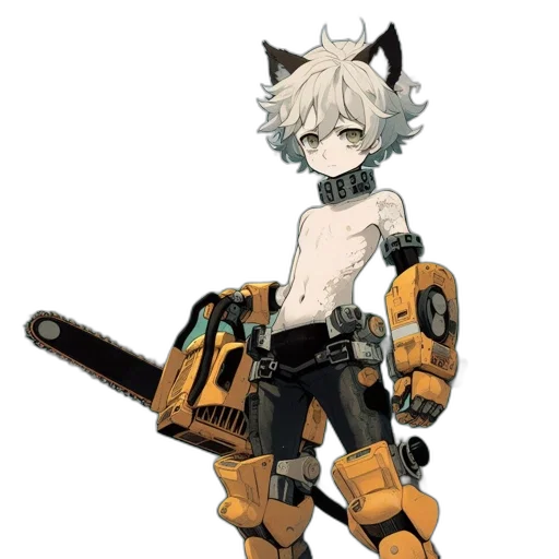 weapon, robot, animal, staff transparent PNG cut-out