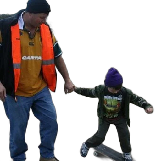 jacket, snow, man, orange transparent PNG cut-out