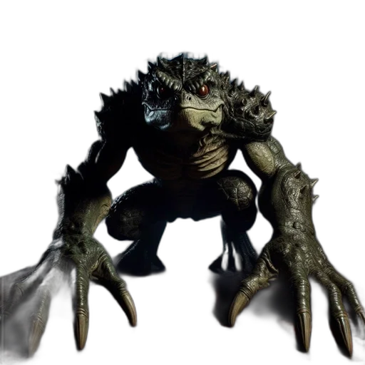creature, dragon, animal, staff transparent PNG cut-out