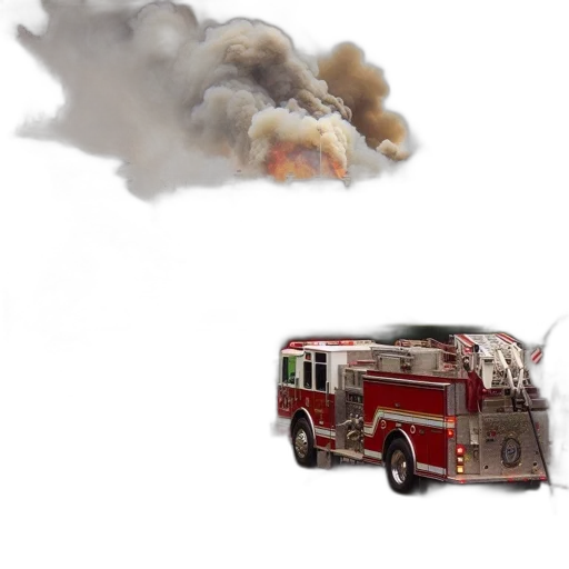 concept art, photorealistic, 3d render, fire transparent PNG cut-out