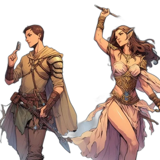 sword, concept art, fantasy art, comic book art transparent PNG cut-out