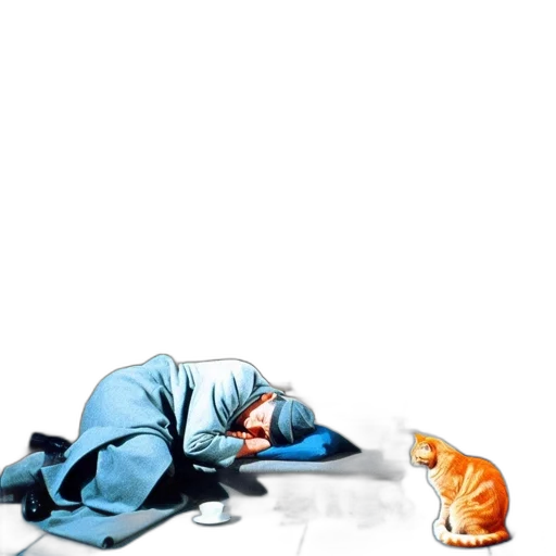 animal, jacket, staff, concept art transparent PNG cut-out