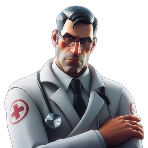 jacket, staff, face, weapon transparent PNG cut-out