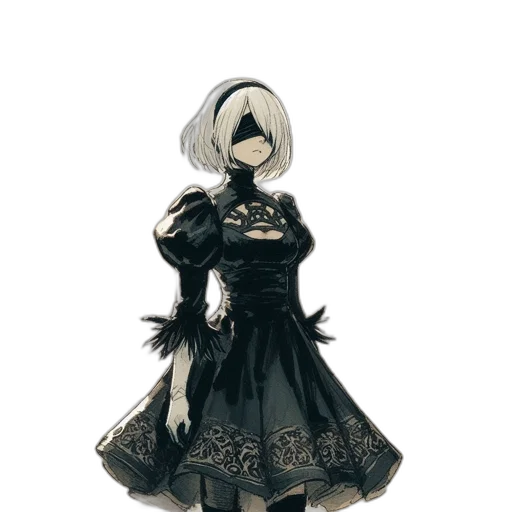 dress, mask, weapon, staff transparent PNG cut-out