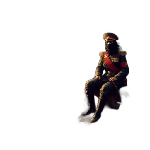 robot, staff, crown, hat transparent PNG cut-out