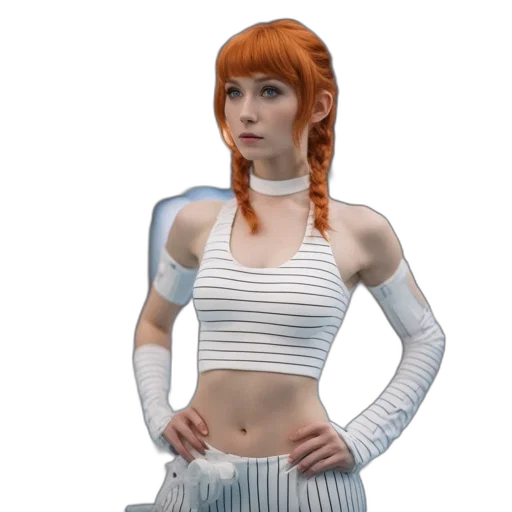robot, staff, dress, concept art transparent PNG cut-out