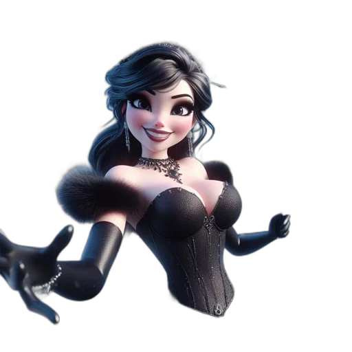 dress, staff, concept art, 3d render transparent PNG cut-out
