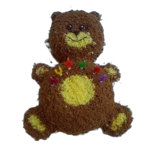 staff, teddy, bear-shaped, cake transparent PNG cut-out