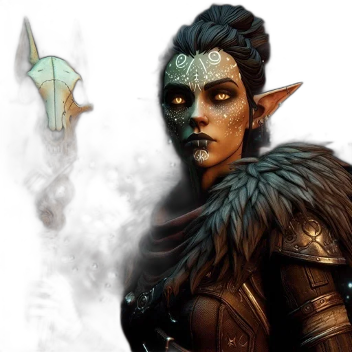 staff, fantasy art, concept art, comic book art transparent PNG cut-out