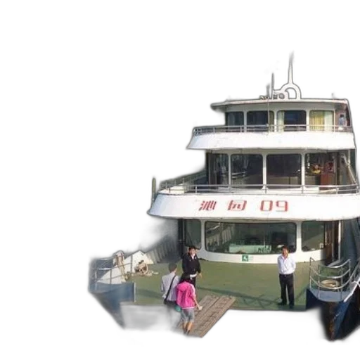building, 3d render, photorealistic, ferry transparent PNG cut-out