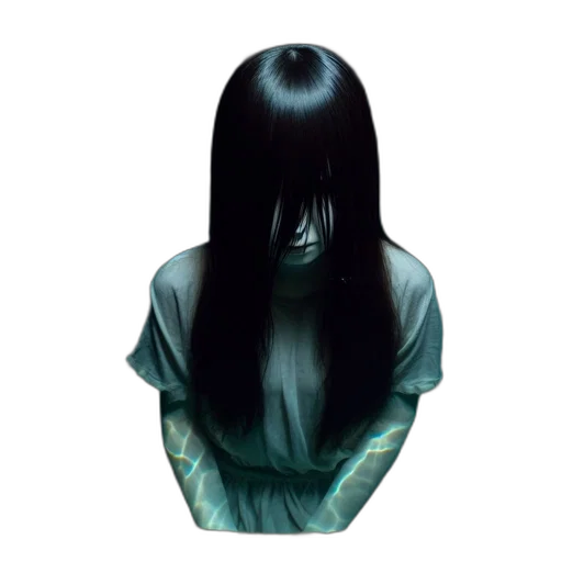 hair, mask, face, creature transparent PNG cut-out