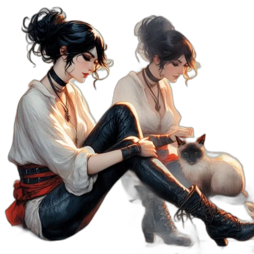 staff, concept art, fantasy art, comic book art transparent PNG cut-out
