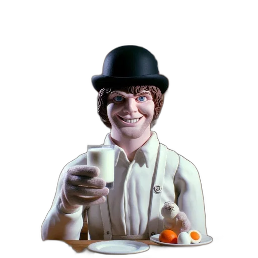 robot, food, staff, face transparent PNG cut-out