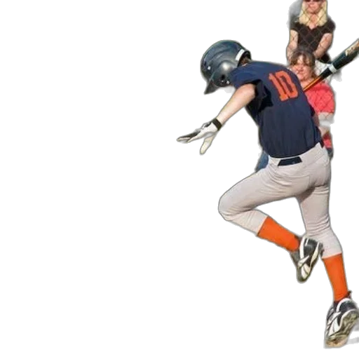 baseball, player, blue, jersey transparent PNG cut-out