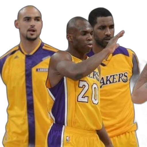 three, lakers, basketball, players transparent PNG cut-out