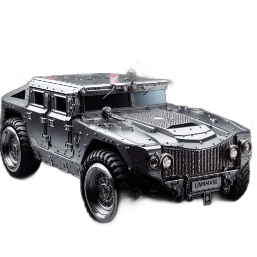 car, 3d render, concept art, armored transparent PNG cut-out