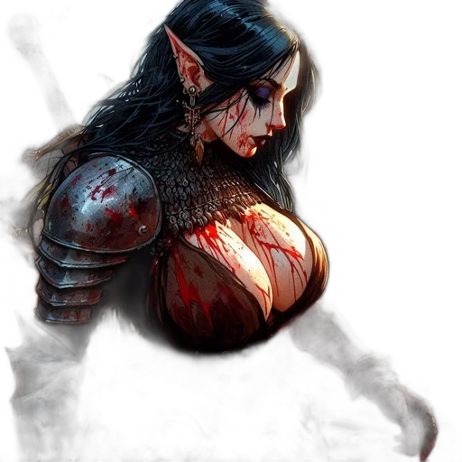 fantasy art, concept art, comic book art, pixel art transparent PNG cut-out