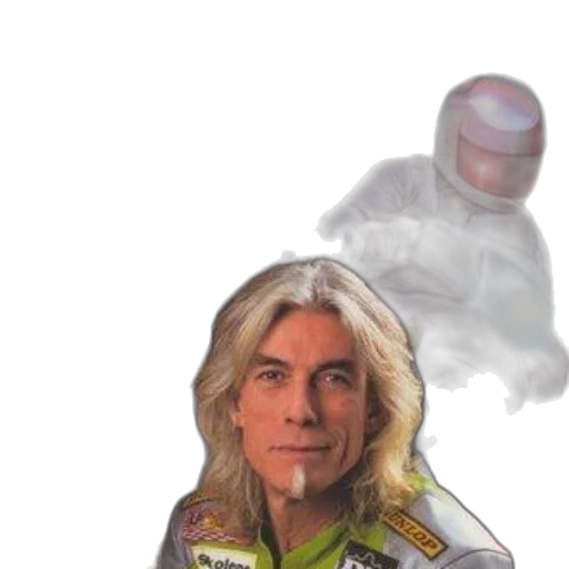 jacket, hair, face, robot transparent PNG cut-out