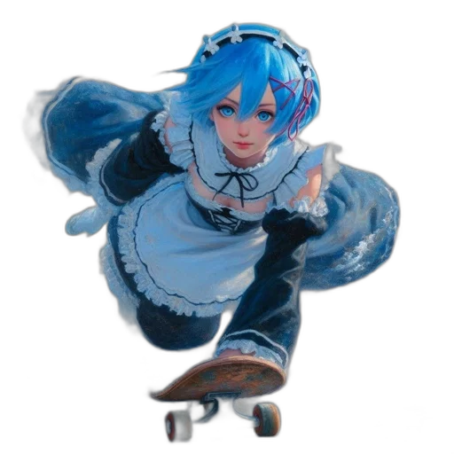 robot, dress, crown, staff transparent PNG cut-out