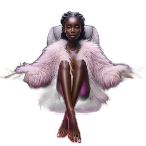 dress, jacket, hair, concept art transparent PNG cut-out