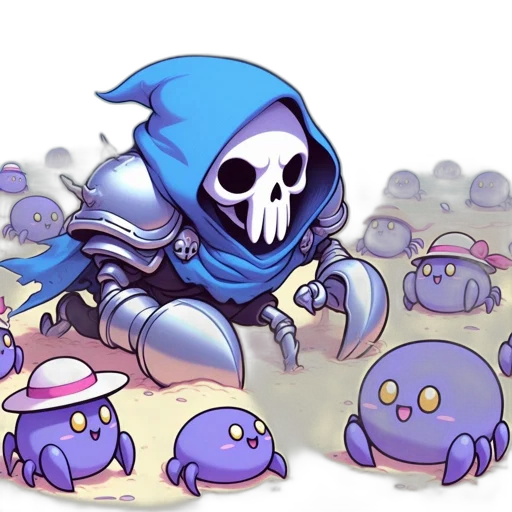 concept art, pixel art, fantasy art, watercolor transparent PNG cut-out