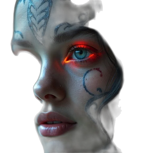 mask, face, robot, dragon transparent PNG cut-out